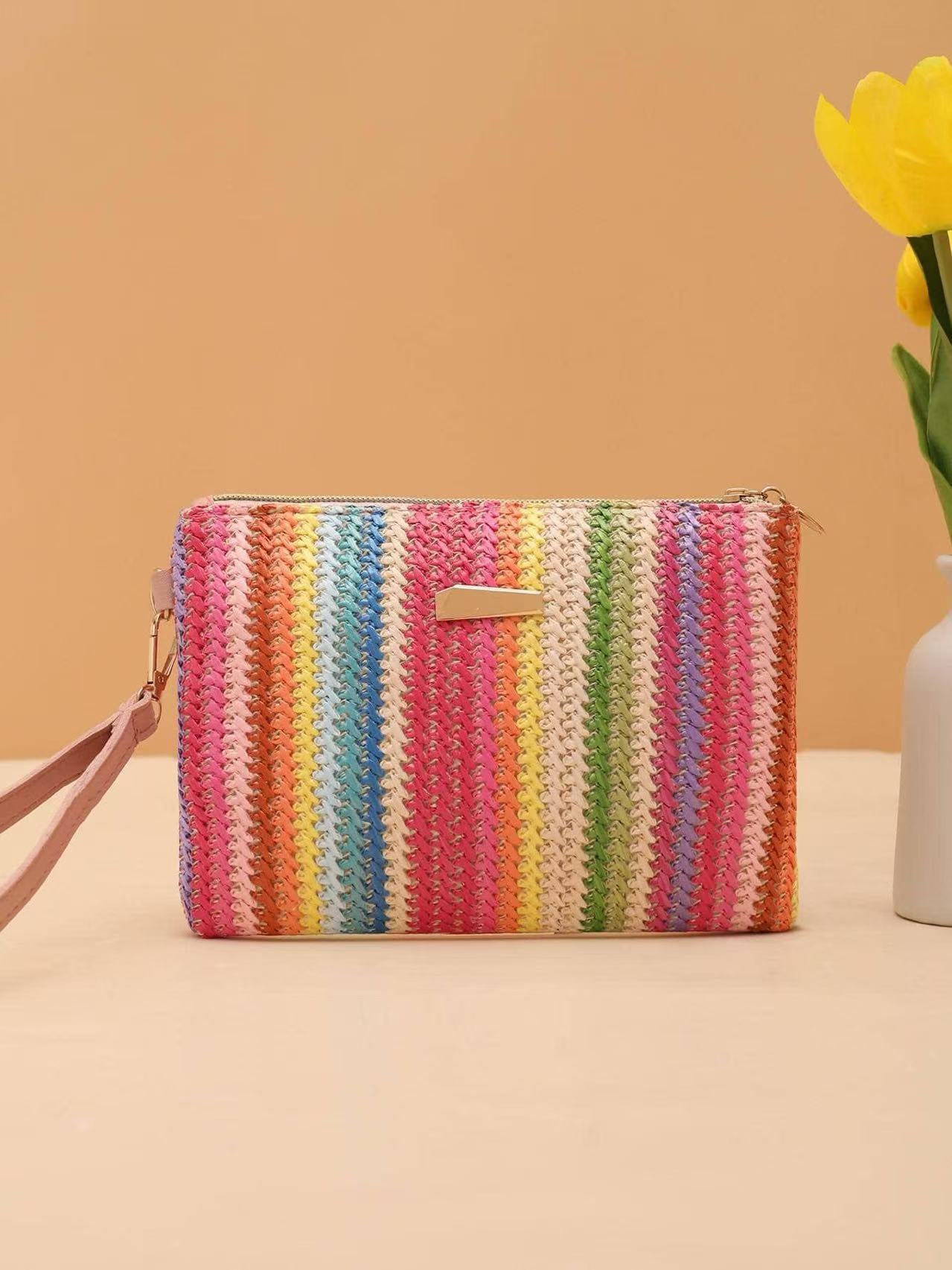 Rainbow Clutch Bag