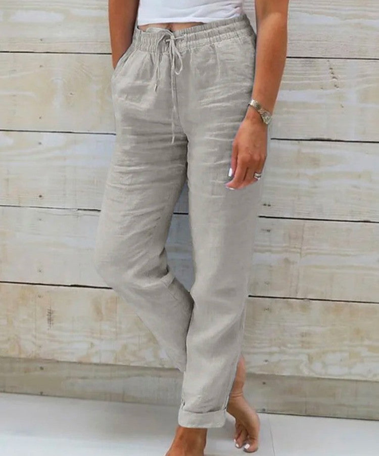 Sophia Linen Spring Pants