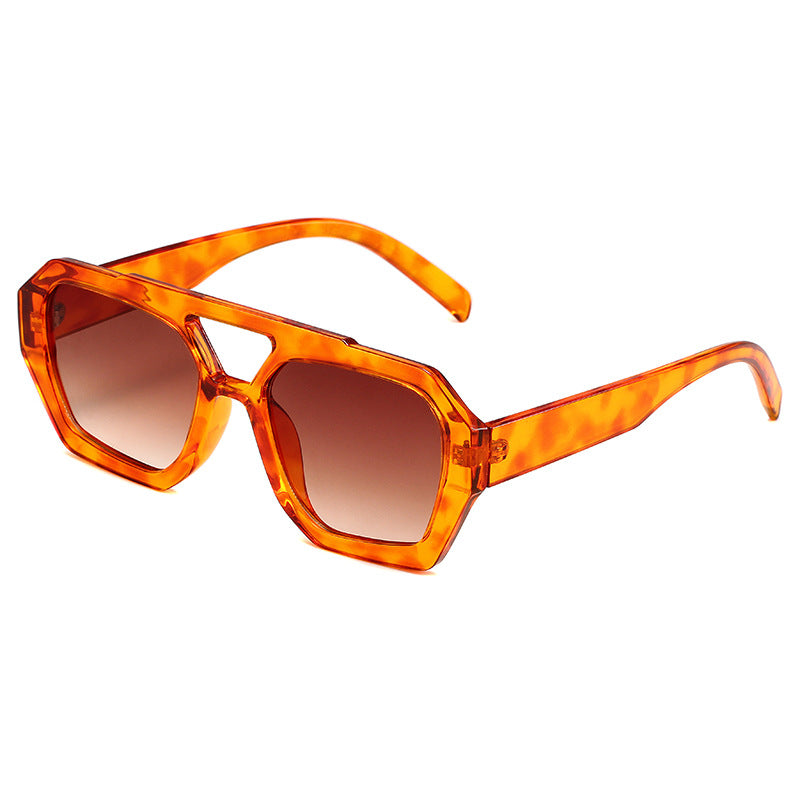 Angelica Retro Double Beam Sunglasses