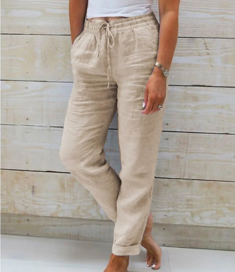 Sophia Linen Spring Pants