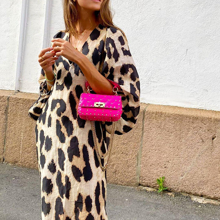 Kitty Leopard Summer Dress