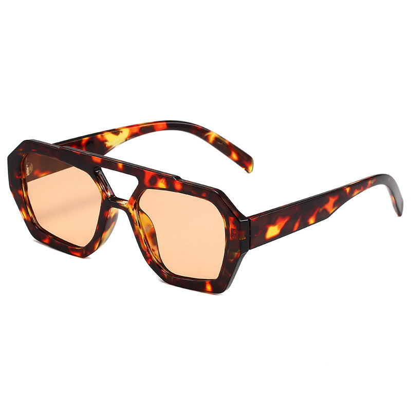 Angelica Retro Double Beam Sunglasses