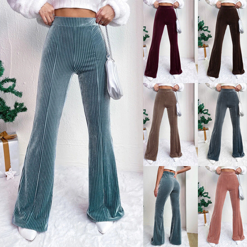 Shayla Velvet Flare Pants