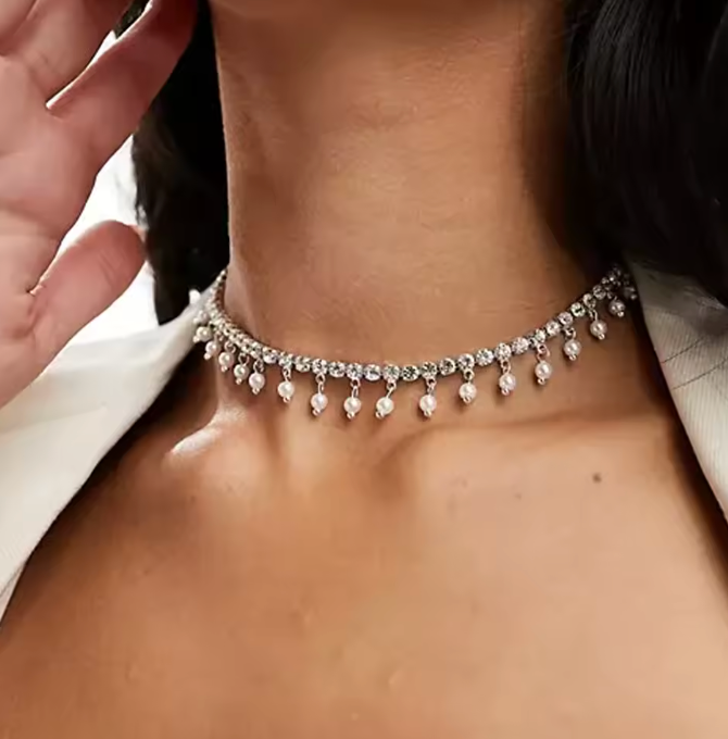 Roxette Pearl Necklace + Earrings