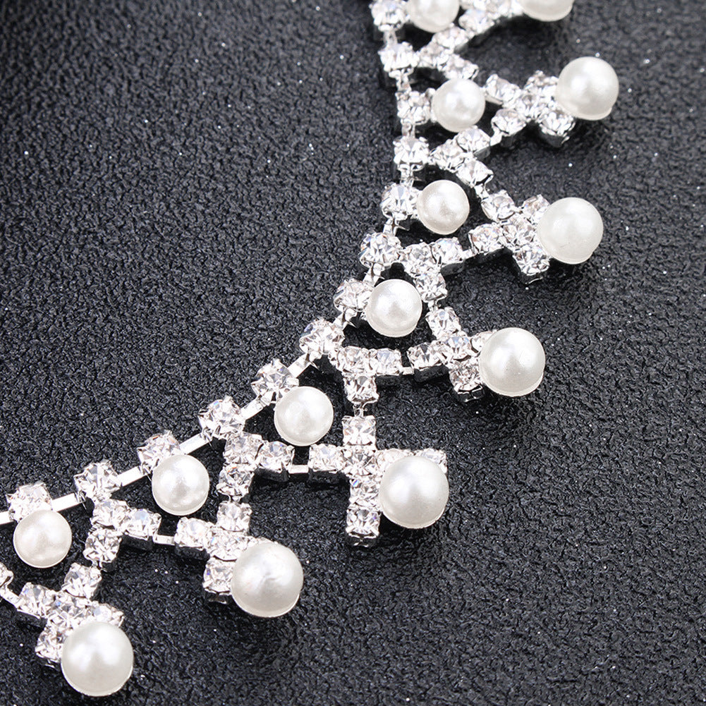 Roxette Pearl Necklace + Earrings