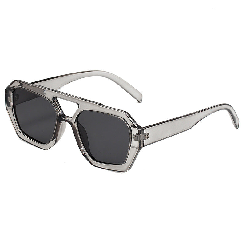 Angelica Retro Double Beam Sunglasses