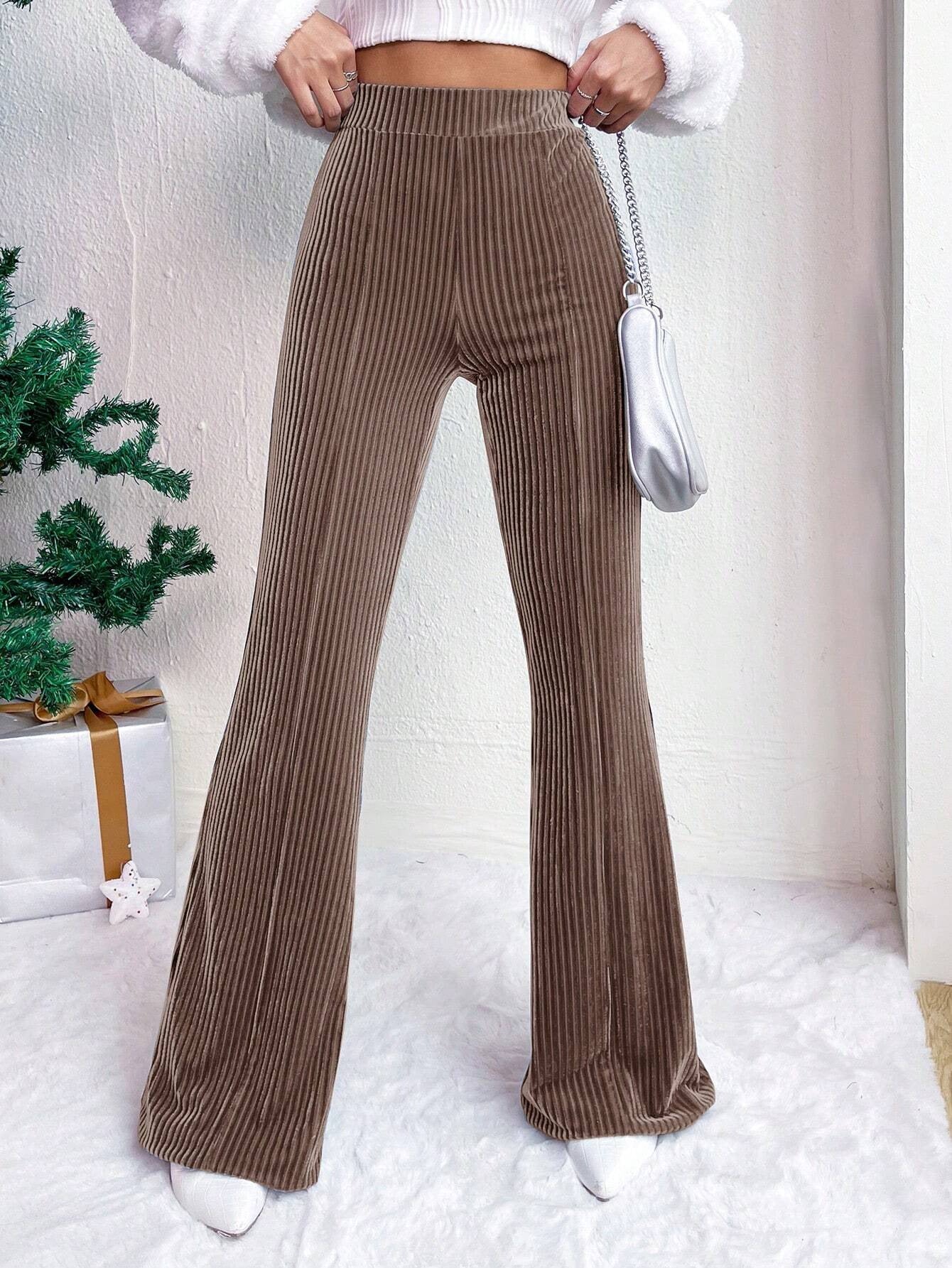 Shayla Velvet Flare Pants