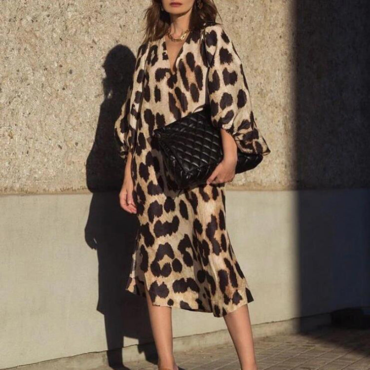 Kitty Leopard Summer Dress