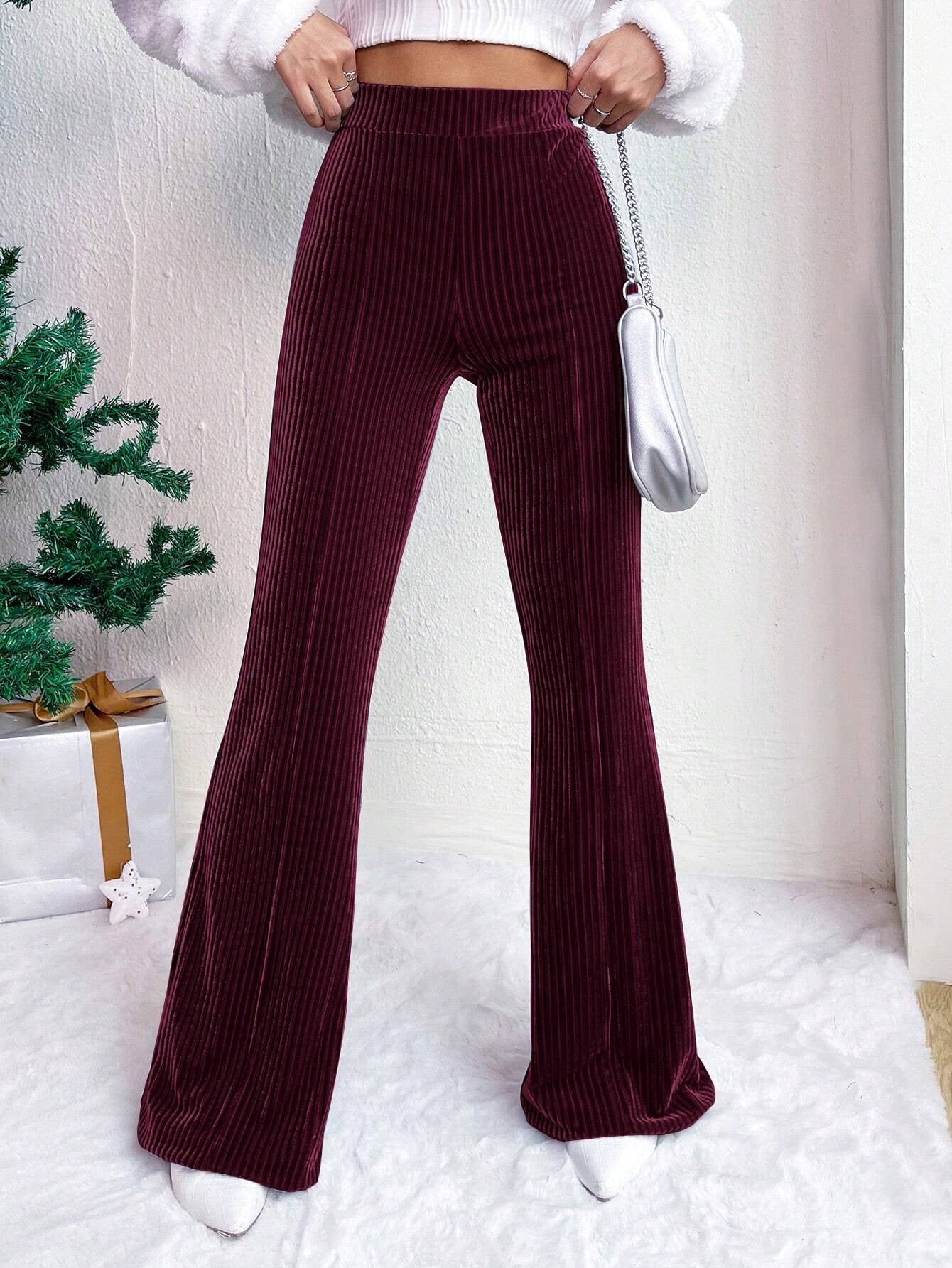Shayla Velvet Flare Pants