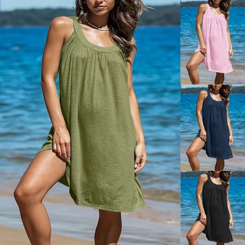 Helena Solid Summer Dress