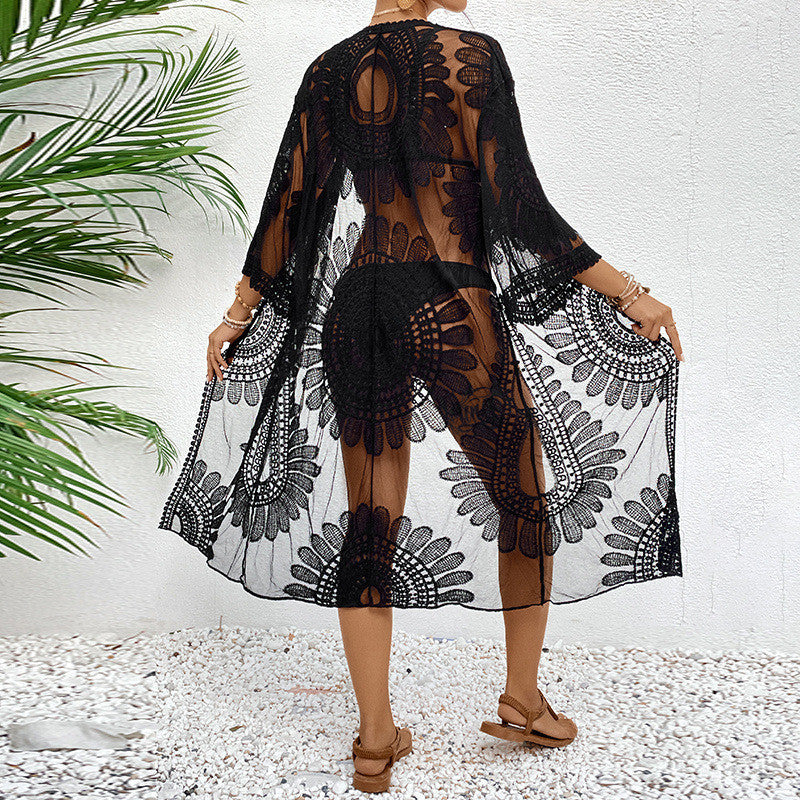 Mykonos Lace Beach Cardigan