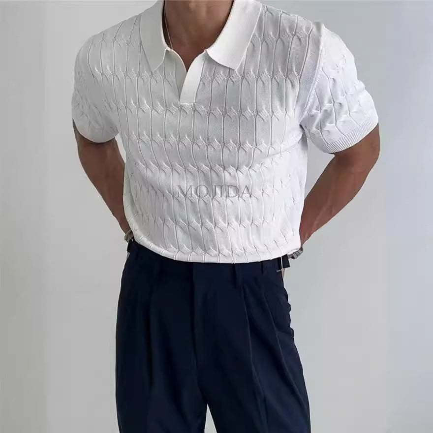 Nico Jacquard Knitted Shirt